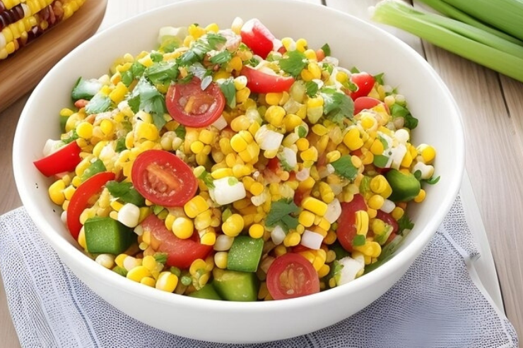 corn and tomato salad