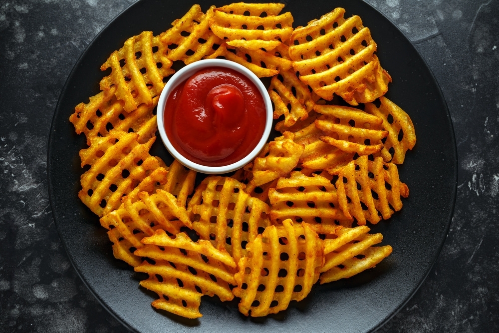 how to make waffle fries