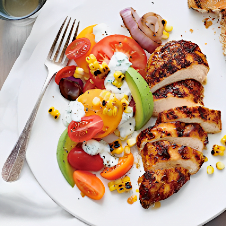  Grilled Chicken and Avocado Salad, Healthy Salad Recipes For Weight Loss